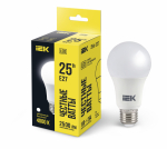 Лампа светодиод 25Вт груша А80 Е27 4000К 2500Лм матовая IEK (10/100) Лампа светодиод 25Вт груша А80 Е27 4000К 2500Лм матовая IEK (10/100)
