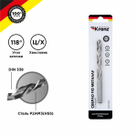 Сверло по металлу 10х133х87 мм HSS (1 шт. в упаковке) DIN 338 Kranz Сверло по металлу 10х133х87 мм HSS (1 шт. в упаковке) DIN 338 Kranz