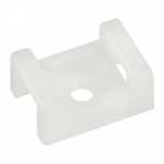 Площадка монтажная с отверстием 22х16 белая (10шт/упак) Rexant (1/10/600)