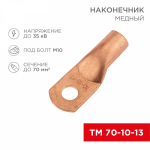 Наконечник ТМ 70-10-13 медный REXANT (5) Наконечник ТМ 70-10-13 медный REXANT (5)