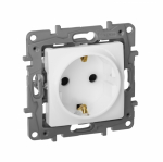 Розетка 1гн с З/К шторки с/у белый винт.клем. механизм 16А Etika Legrand (1/20) Розетка 1гн с З/К шторки с/у белый винт.клем. механизм 16А Etika Legrand (1/20)