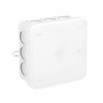 Коробка распределительная 85x85x40, IP55, 12 вводов D=16, белая