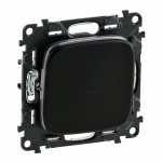 Выключатель 1кл прох с подсв с/у антрацит ALLURE Legrand (1/15) Выключатель 1кл прох с подсв с/у антрацит ALLURE Legrand (1/15)