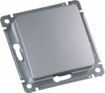 Выключатель 1кл прох с/у серебро механизм Hegel Выключатель 1кл прох с/у серебро механизм Hegel