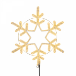 Фигура "Снежинка" цвет тепло-белый, размер 55х55 см NEON-NIGHT Фигура "Снежинка" цвет тепло-белый, размер 55х55 см NEON-NIGHT