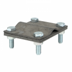 Зажим заземлитель 20 - полоса 50 (пластина 70х80мм) HZ EKF PROxima Зажим заземлитель 20 - полоса 50 (пластина 70х80мм) HZ EKF PROxima