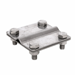 Зажим заземлитель 20 - полоса 50 (пластина 70х80мм) Ni EKF PROxima Зажим заземлитель 20 - полоса 50 (пластина 70х80мм) Ni EKF PROxima