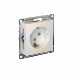 Розетка 1гн с З/К с/у жемчуг механизм 16А AtlasDesign Systeme Electric (1/10)