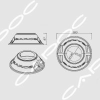 Декоративный фланец (FLD1) Декоративный фланец (FLD1)