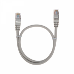 Патч-корд F/UTP REXANT категория 5e, RJ45-RJ45, экранированный, 26AWG, LSZH, серый, 0.5 м