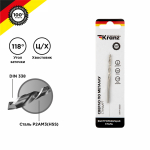 Сверло по металлу 4,0х75х43 мм HSS (1 шт. в упаковке) DIN 338 Kranz Сверло по металлу 4,0х75х43 мм HSS (1 шт. в упаковке) DIN 338 Kranz