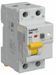 KARAT УЗДП с АВДТ 2Р (1Р+N) B 6А 30мА тип A IEK
