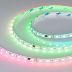 Лента DMX-B60-10mm 24V RGB-PX6 (14 W/m, IP20, 5060, 5m) (Arlight, -)