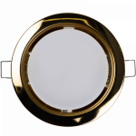 Светильник встраив под лампу GX53 10639.3 106х39мм точечный зол. глянцевый JazzWay