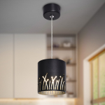 Светильник подвесной (подвес) ЭРА PL30 BK цоколь GX53 потолочный цилиндр черный Светильник подвесной (подвес) ЭРА PL30 BK цоколь GX53 потолочный цилиндр черный