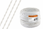 Ретро провод "Эко" 2х2,5 витой ГОСТ белый (20м) TDM Ретро провод "Эко" 2х2,5 витой ГОСТ белый (20м) TDM
