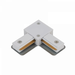 Коннектор L-тип LRB-WH для шинопровода RB белый IN HOME Коннектор L-тип LRB-WH для шинопровода RB белый IN HOME