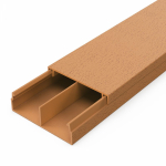 Кабель-канал монтажный 2000x30x10мм пластик дерево 1 перегород. ПРОМРУКАВ
