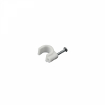 Скоба круглая пласт 7мм (50шт/упак) REXANT (1/10/300)