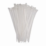 Кабельная стяжка PCT 4,8x180-100WH PA6.6 Jazzway (100 шт/уп)