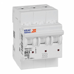 Выключатель автоматический модульный OptiDin ВМ63-3B63-4,5-УХЛ3