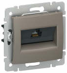 IEKVALENA Роз. комп. RJ45 кат.5Е UTP 6945381 капуч. IEK