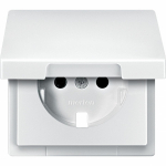 Розетка SE MERTEN 1-мест. центральная плата (накладка) с З/К скр. уст-ки со шторками с крышкой IP20 белый Розетка SE MERTEN 1-мест. центральная плата (накладка) с З/К скр. уст-ки со шторками с крышкой IP20 белый