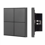 INTELLIGENT ARLIGHT Кнопочная панель KNX-304-23-IN Black (BUS, Frame) (IARL, IP20 Металл, 2 года) INTELLIGENT ARLIGHT Кнопочная панель KNX-304-23-IN Black (BUS, Frame) (IARL, IP20 Металл, 2 года)