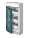 Корпус навесн. 3 ряда 36 мод. пластик серый 600x320x155мм IP65 c DIN-рейкой ABB