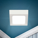 Светильник светодиодный ЭРА LED 20-12-4K накладной квадратный 12Вт 4000К Светильник светодиодный ЭРА LED 20-12-4K накладной квадратный 12Вт 4000К