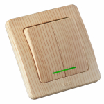 Выкл 2-клавиш. с подсветкой LED в сборе 16А 250В с/у дерево глянц. IP20 HEGEL Выкл 2-клавиш. с подсветкой LED в сборе 16А 250В с/у дерево глянц. IP20 HEGEL