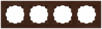 Рамка 4гн венге 6-504-10 Accent Intro (1/10/100)