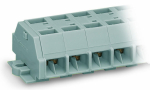 Клеммная колодка 28мм 6x4 0.08-2.5мм² 24А 500В термопласт серый Wago