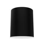 Светодиодный светильник VARTON DL-Roll накладной 18 Вт 4000 К 140х190 мм RAL9005 черный муар с рассеивателем опал Светодиодный светильник VARTON DL-Roll накладной 18 Вт 4000 К 140х190 мм RAL9005 черный муар с рассеивателем опал