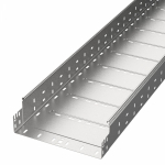 Лоток кабельный листовой 6000x300x100 сталь с перфорированной боковой стенкой толщ.1мм ПРОМРУКАВ