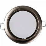 Светильник встраив под лампу GX53 10639.27 106х39мм точечный матов. никель JazzWay