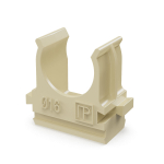 Крепеж-клипса для труб негорючая (НГ) атмосферостойкая сосна в п/э d16 мм (100шт/2000шт уп/кор) Промрукав