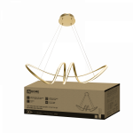 Светильник светодиодный ESTETIKA DALI-SM-90GL 90Вт 230В 3000-6500K 760х210x210мм 1.2м трос ДУ золото IN HOME Светильник светодиодный ESTETIKA DALI-SM-90GL 90Вт 230В 3000-6500K 760х210x210мм 1.2м трос ДУ золото IN HOME