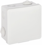 Коробка разветвительная о/у серая с 8 кабельными вводами 100х100х50 IP54 ЭРА (1/60/960)