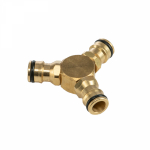 Тройник Y для быстросъемного соединения, латунный Профи ЧЕТЫРЕ СЕЗОНА