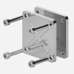 Зажим для присоединения шины до 50 мм Зажим для присоединения шины до 50 мм