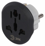 Разветвитель электрический ЭРА SP-1e-UVL универсальный на 1 розетку 16А белый