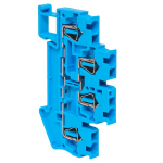Колодка клеммная пружинная двойная JXB-ST-2.5 24А синяя EKF Колодка клеммная пружинная двойная JXB-ST-2.5 24А синяя EKF