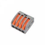 Универсальная клемма СМК 222-414, 4-проводная серая 0,08-2,5/4 мм² (блистер 5 шт/уп) REXANT Универсальная клемма СМК 222-414, 4-проводная серая 0,08-2,5/4 мм² (блистер 5 шт/уп) REXANT