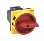 ВЫКЛЮЧАТЕЛЬ-РАЗЪЕДИНИТЕЛЬ 3P 20A IP20 С КРАСНОЙ РУКОЯТКОЙ НА ДВЕРЦУ 4 ВИНТАМИ С ЗАМКОМ