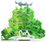 Клемма заземляющая 2уровней 93.5мм на DIN-рейку 4мм² ширина ячейки5.2 без торцевой изолирующей пластины Wago _ Клемма заземляющая 2уровней 93.5мм на DIN-рейку 4мм² ширина ячейки5.2 без торцевой изолирующей пластины Wago _