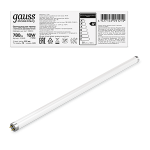 Лампа светодиод 10Вт лин Т8 4000К 780Лм G13 600мм стекло Gauss Elementary 1/30