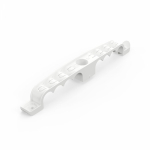 Держатель труб для прямого монтажа двусторонний на 8 мест белый d16 (25шт/150шт уп/кор) Промрукав