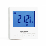 Термостат комнатный Teplocom TS-Prog-220/3A, проводной, прогр., реле 250В, 3А