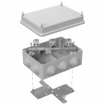 Коробка огнестойкая для о/п 40-0310-FR1.5-6 Е15-Е120 RAL7035 150х110х70 (6 шт/кор) Промрукав